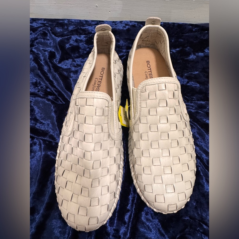 Bottero Women's Woven Beige Sneakers